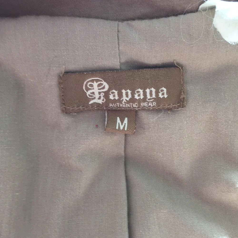 Papaya Brown Trench Coat - Picture 4 of 5